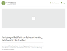 Tablet Screenshot of cokercounseling.com